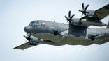 An AC-130J Ghostrider from the 4th Special Operations Squadron at Hurlburt Field, Fla., performs an aerial demonstration during EAA AirVenture Oshkosh 21 at Wittman Regional Airport, Wis., July 30, 2021.