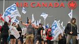 air canada cabin crew picketing