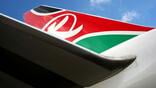 Kenya Airways tail with livery