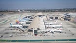 Aircraft at Los Angeles International Airport gates