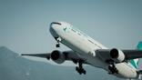 Cathay Pacific 777-300 inflight