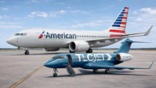 TLC Jet and American Airlines aircraft