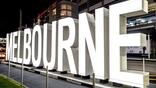 Melbourne airport sign
