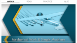 screenshot of Mechanical Work and Simple Machines