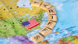 graphic, map, U.S. Flag, Tariffs Scabble tiles