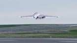 Outbound flew a 300-lb, 20-ft. wing-span subscale demonstrator of its planned Olympic BWB airliner