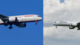 Air India and Lufthansa aircraft