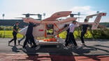 people moving electric vertical-takeoff-and-landing demonstrator