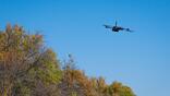 A small UAS flies during a demonstration for the Point Defense Battle Lab at Grand Forces AFB, N.D. Credit: U.S. Air Force