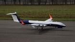 Subscale demonstrator represents revised design for Elysian’s E9X with longer wing and six propellers.