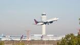 plane taking off at ATL
