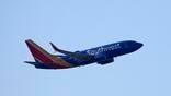 southwest jet in flight