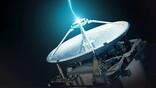 An artist’s concept of the Polylingual Experimental Terminal (PExT) transmitting data. NASA/Morgan Johnson
