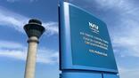 The Nav Canada air traffic control tower at Toronto Pearson International Airport
