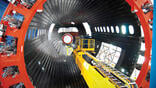 Boeing 787 Dreamliner fuselage forward section under construction
