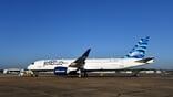 jetblue airbus a220 on runway